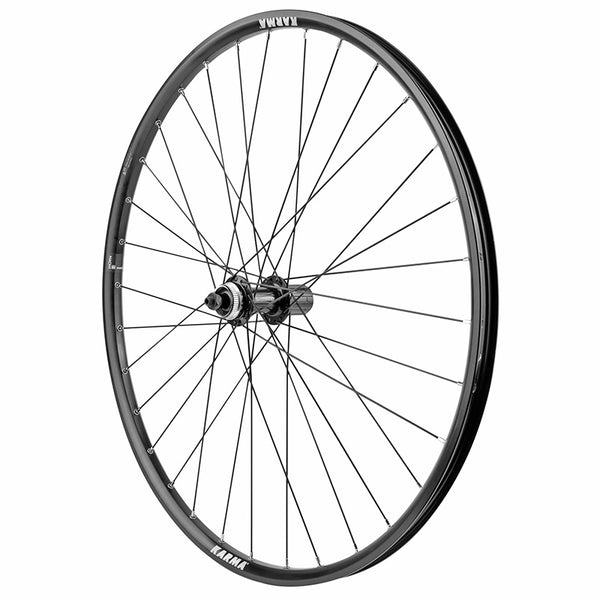 Roue VTT Disque Blocage 27.5" Karma Arrière Noir Moyeu Shimano Qc400 Centerlock Cassette Type Shimano 11-10-9V 32 Rayons