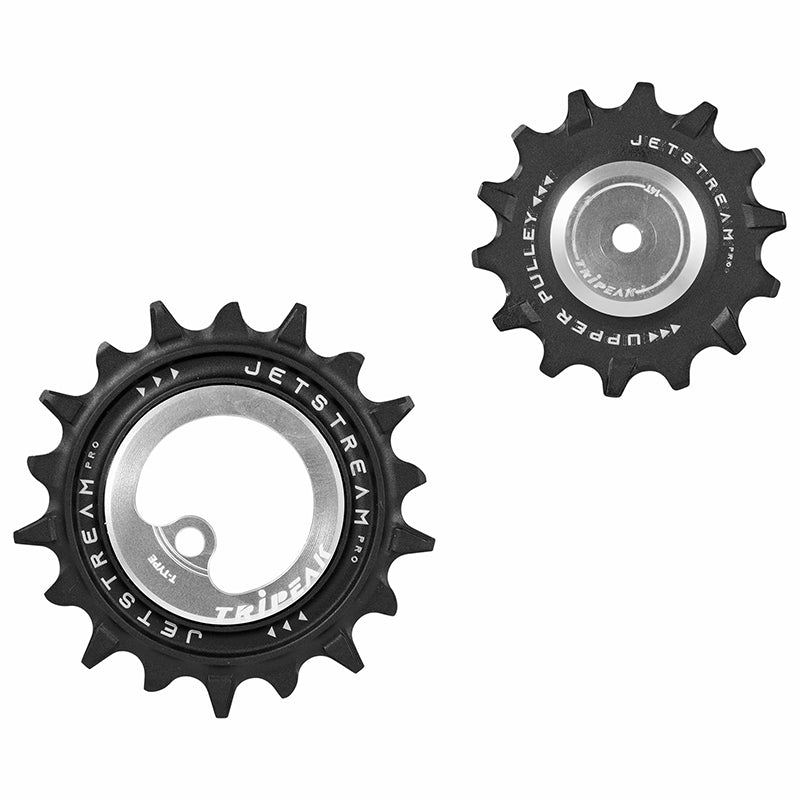 Galet Dérailleur Aopw Tripeak 14-18 Dents Céramique 12X1V. Sram T Type Argent (Jeu De 2) (Garantie 4 Ans)