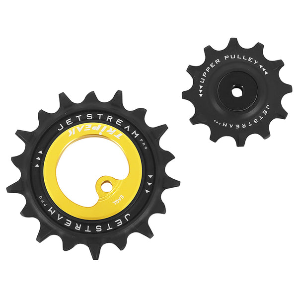 Galet Dérailleur Aopw Tripeak 12-18 Dents Céramique 12X1V. Sram VTT Eagle Axs Or (Jeu De 2) (Garantie 4 Ans)