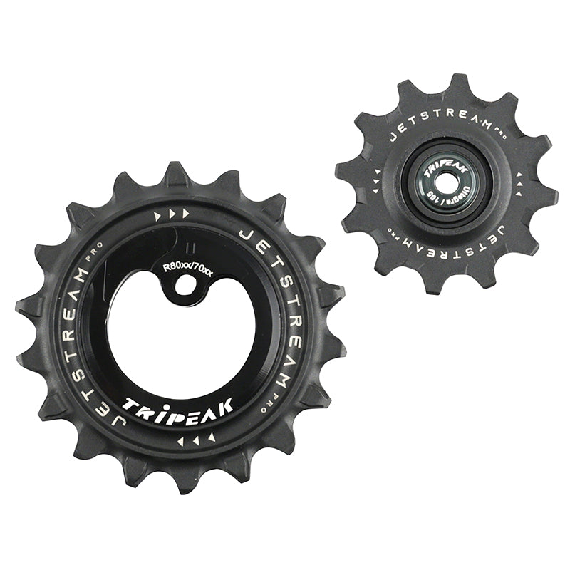 Galet Dérailleur Aopw Tripeak 12-18 Dents Céramique 11X2V. Shimano Ultegra R8000Gs - 105 R7000Gs Noir (Jeu De 2) (Garant