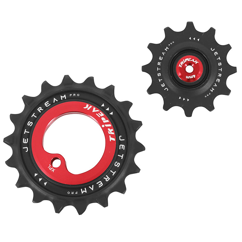 Galet Dérailleur Aopw Tripeak 12-18 Dents Céramique 12X1V. Sram Axs Xplr Red-Force-Rival Rouge (Jeu De 2) (Garantie 4 An