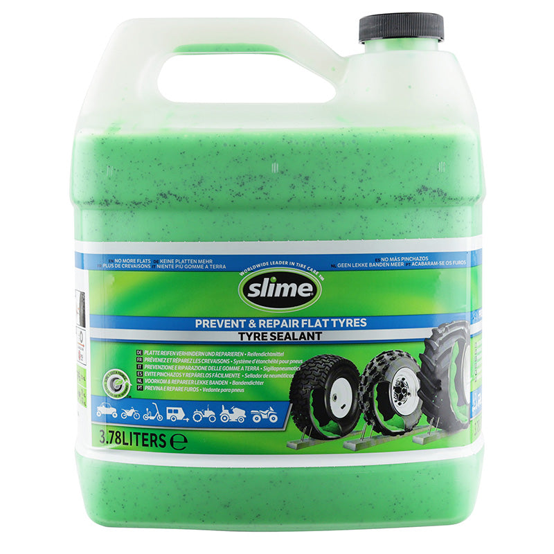 Liquide Anti-Crevaison Preventif Pour Pneu Tubeless (3,8L) Avec Pompe Doseuse (1 Gallon) -Slime-