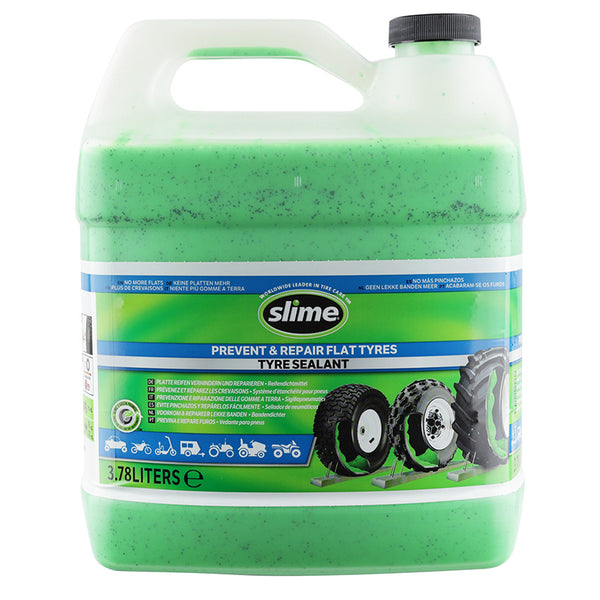 Liquide Anti-Crevaison Preventif Pour Pneu Tubeless (3,8L) Avec Pompe Doseuse (1 Gallon) -Slime-