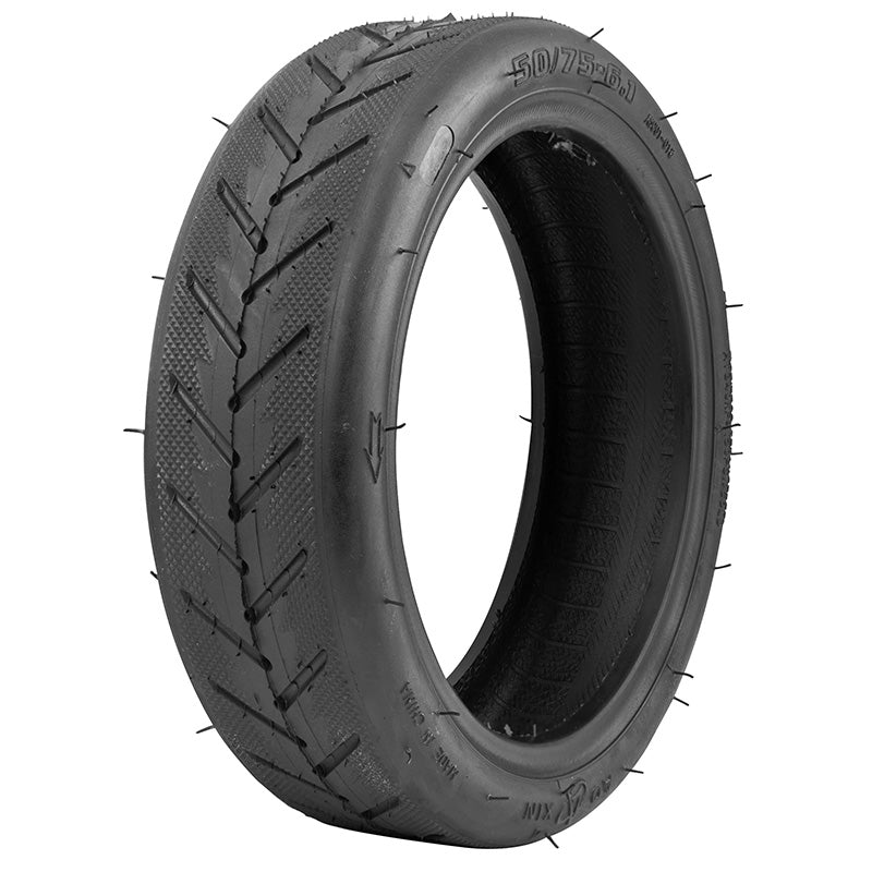 Pneu Trottinette Tubetype 8.5 X 2.00-6.1 Vague P2R Noir - Largeur Intérieur 50 mm (Pour Xiaomi M365 Et Autres)
