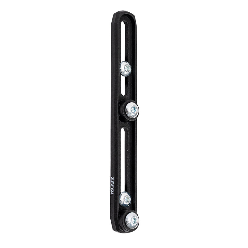 Reglette Deport Pour Porte Bidon Zefal Z Cage Adapter Noir (Réglable 40 mm) - Fixation A Vis Sur Cadre -