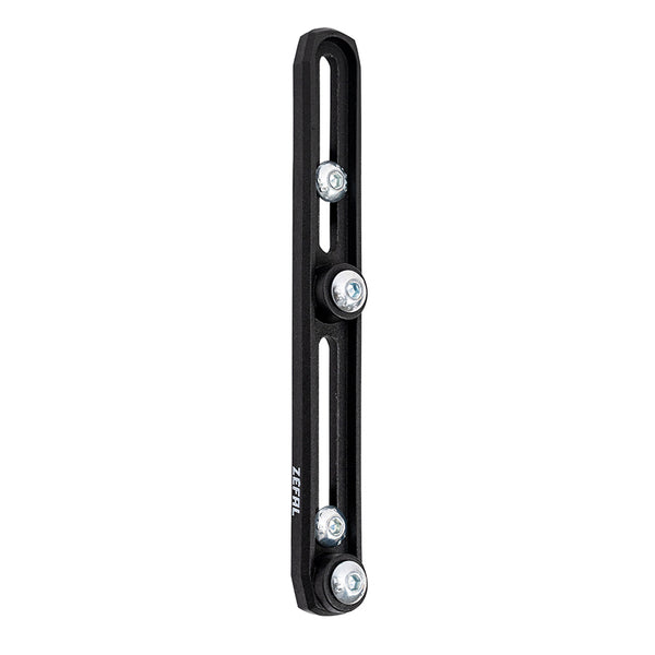 Reglette Deport Pour Porte Bidon Zefal Z Cage Adapter Noir (Réglable 40 mm) - Fixation A Vis Sur Cadre -
