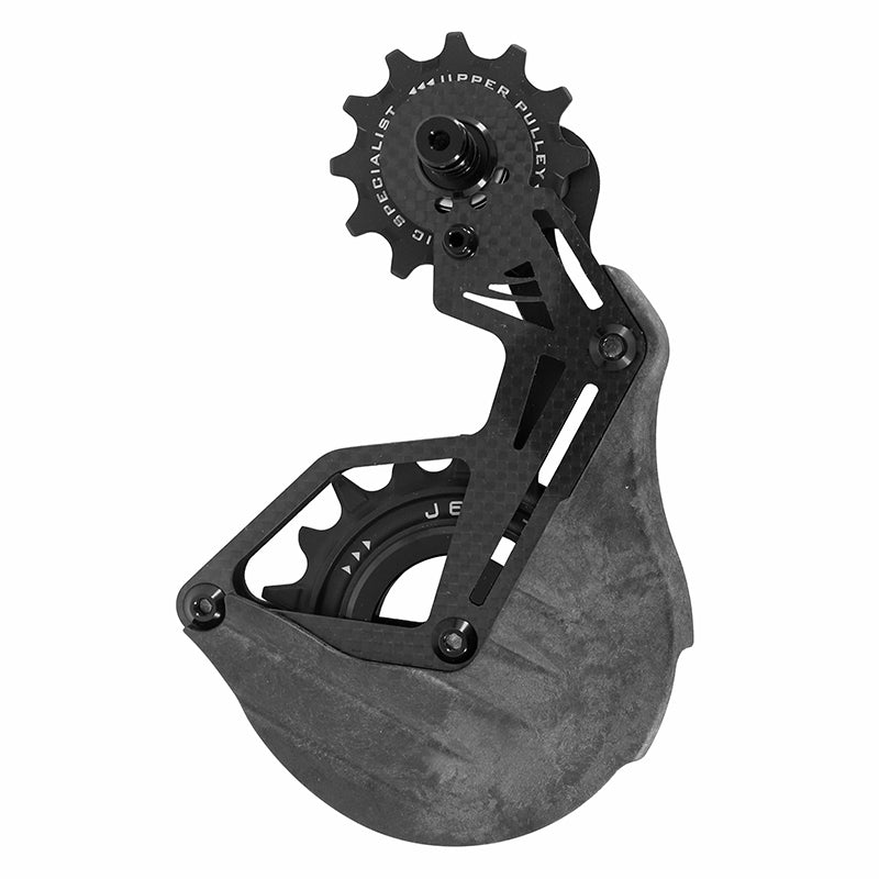 Chape Dérailleur Aero-Wing Opw Tripeak 12-18 Dents 12-11X2V. Shimano Dura-Ace R9200-R9100 - Ultegra R8100-8000 Noir Carb