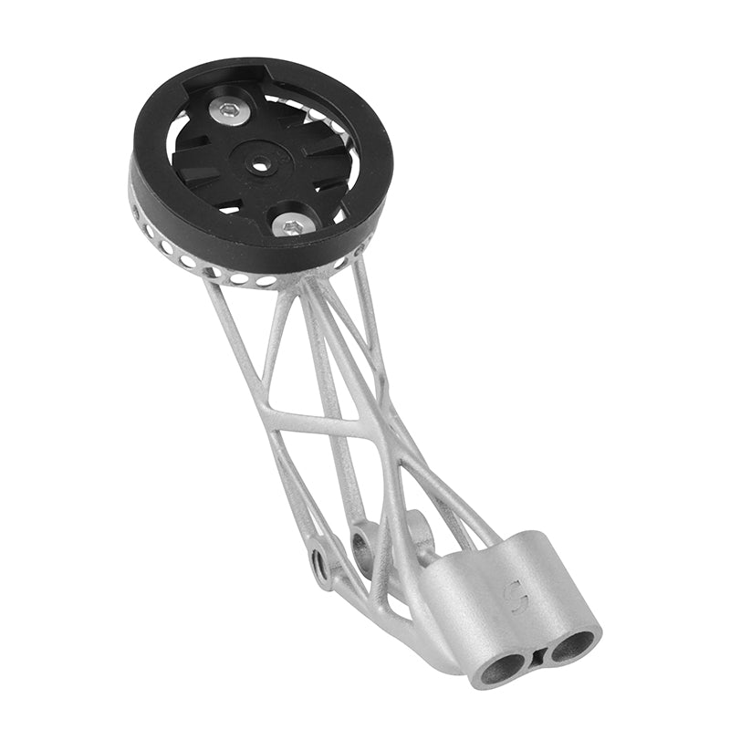 Support Gps - Compteur - Éclairage 3D Titane Fixation Pour Cintre Combo Giant Generation 10 Tcr Compatible Garmin 1050 1