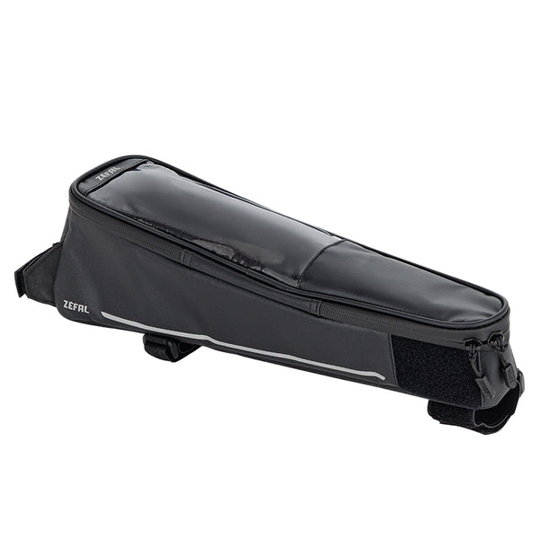 Sacoche De Cadre Vélo Zefal Console Pack T3 3L Noir Avec Support Smartphone Étanche Tactile Fixation Velcro (L 95 X L 38