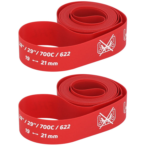 Fond De Jante Zefal Roue 700C-VTT 29" Haute Pression En 19 mm Rouge (Vendu A La Paire)