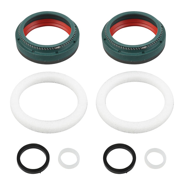 Joint Spi Et Cache Poussiere De Fourche Rockshox 32 mm (Diam Spi 32X41X8 mm) Dual Compound -Skf-