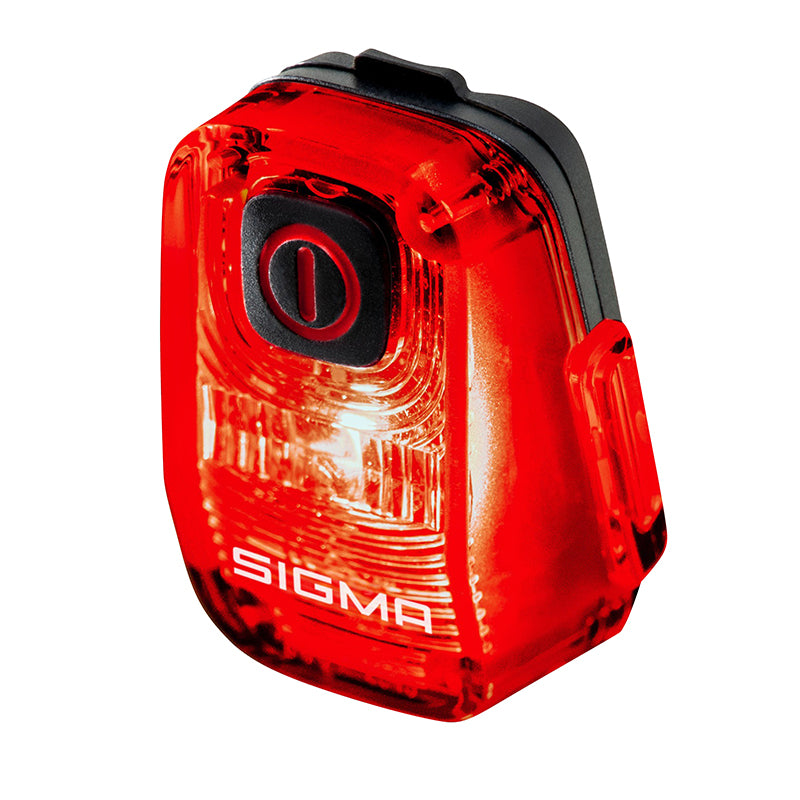 Éclairage Vélo Usb Arrière Sur Tige De Selle Sigma Hiro 10 (Éclairage Fixe - Autonomie 13H - Visible A 500M) Noir