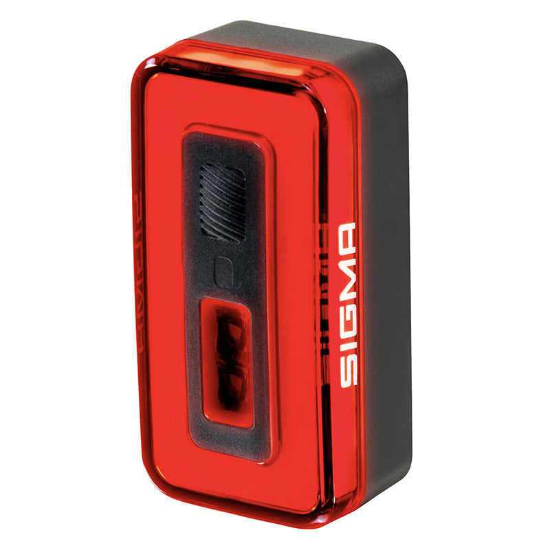 Éclairage Vélo Usb Arrière Sur Tige De Selle Sigma Hiro 70 (Éclairage Fixe) Noir - Visible 500M