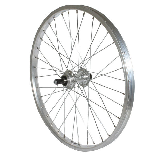Roue VTT Patin Blocage 20" Alu Arrière Moyeu Alu Roue Libre 6-7V Jante 21C