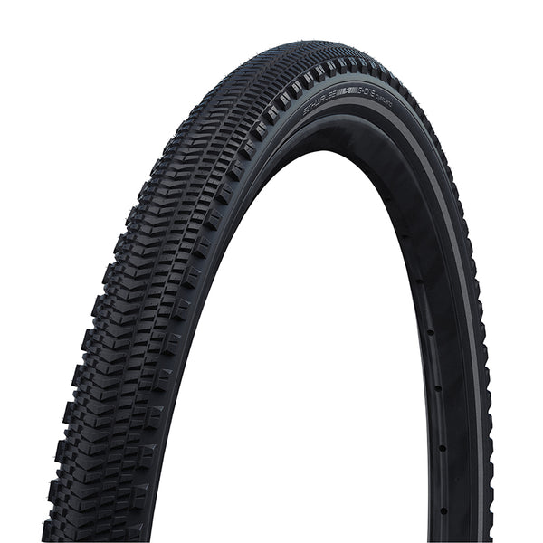 Pneu Gravel 700 X 40 Schwalbe G-One Overland Perf Addix Noir Tubeless Ready Ts (40-622) Renfort Raceguard Flanc Reflex H