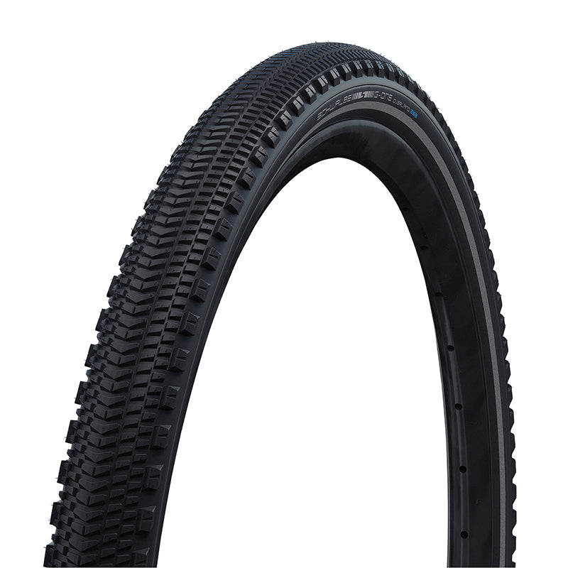 Pneu Gravel 700 X 45 Schwalbe G-One Overland Perf Addix Noir Tubeless Ready Ts (45-622) Renfort Raceguard Flanc Reflex H