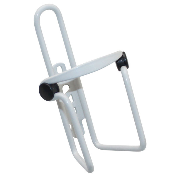 Porte Bidon Newton N1 Alu Blanc Avec Pastilles Anti-Vibration (Sur Carte)