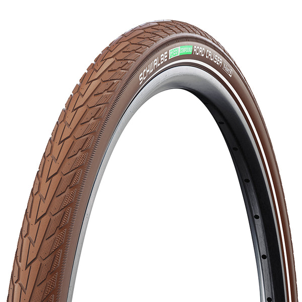 Pneu VTC Urbain 700 X 40 (29 X 1,60) Schwalbe Road Cruiser Tr Marron (42-622) Renfort K-Guard Flanc Reflex