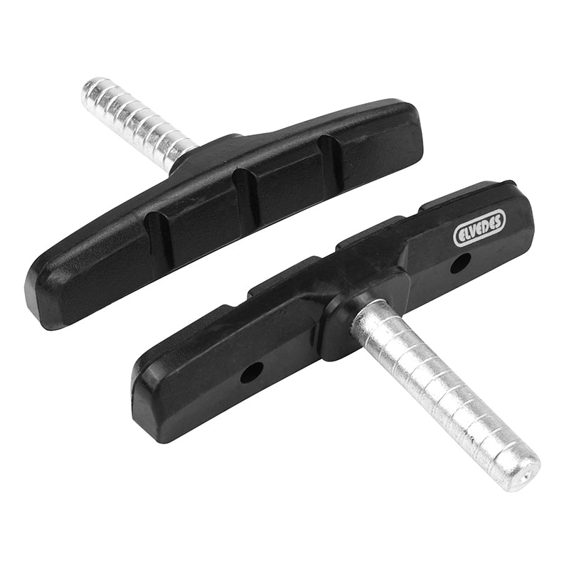Porte Patin Frein VTT A Tige Symetrique Elvedes 70 mm Noir (1 Paire)