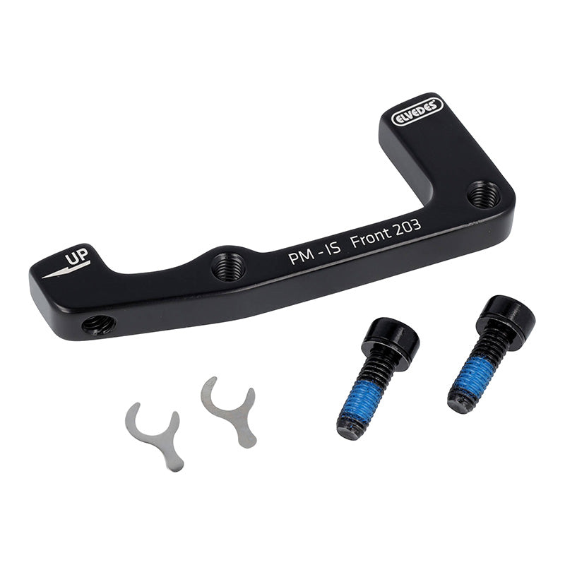 Adaptateur Frein A Disque VTT Avant Elvedes Disque 203 mm Étrier Post-Mount Sur Fourche International
