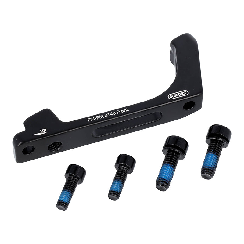 Adaptateur Frein A Disque Route Avant Elvedes Disque 140 mm Étrier Post-Mount Sur Fourche Flatmount