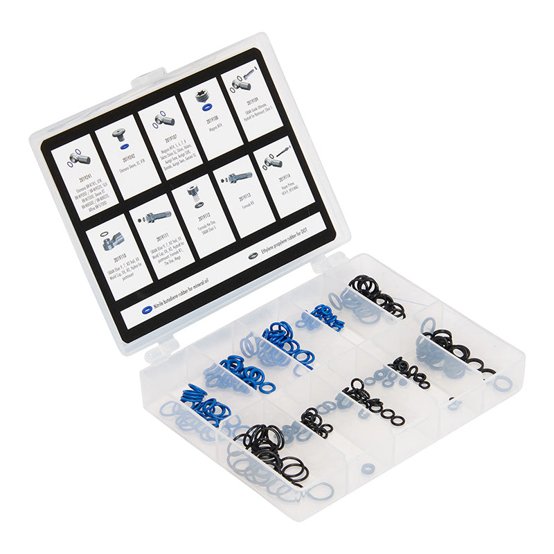 Coffret - Malette Joint Torique Elvedes Pour Étrier Et Maitre-Cylindre -Noir - Bleu- (Vendu Par Boite De 200)