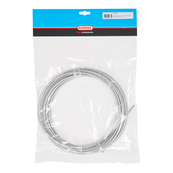 Gaine De Dérailleur Elvedes Gris Colori Kevlar 4,9 mm (Rouleau De 10M) Avec Liner Anti-Friction