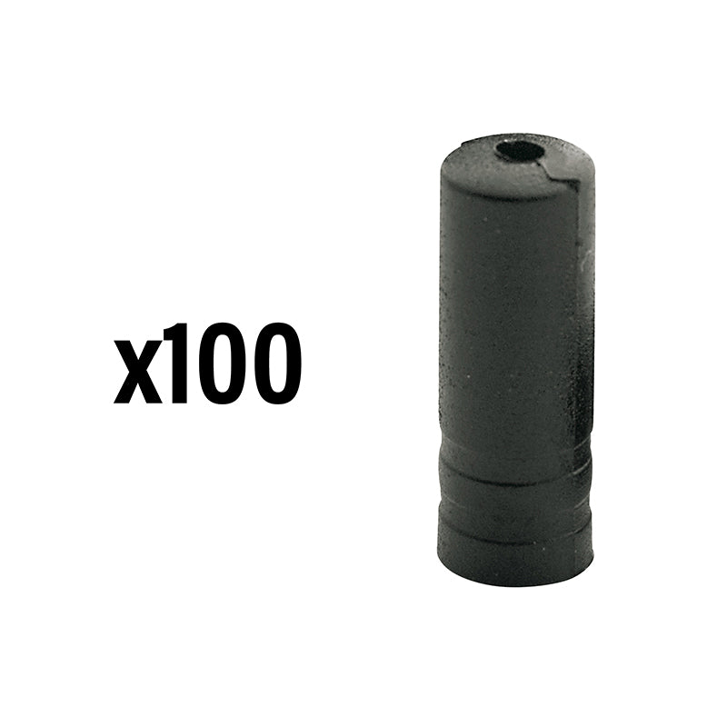 Embout De Gaine 5 mm Plastique Noir Étanche (Vendu Par 100) -Elvedes-