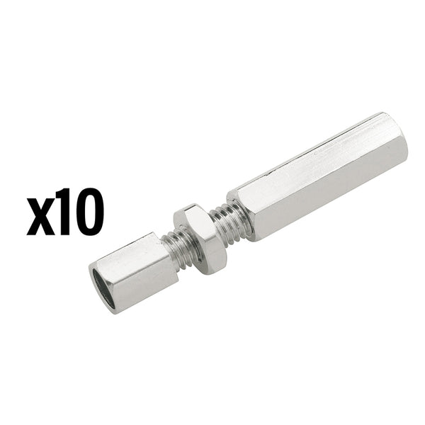 Vis Creuse Tendeur De Câble Vélo M6 (Vendu Par 10) -Elvedes-