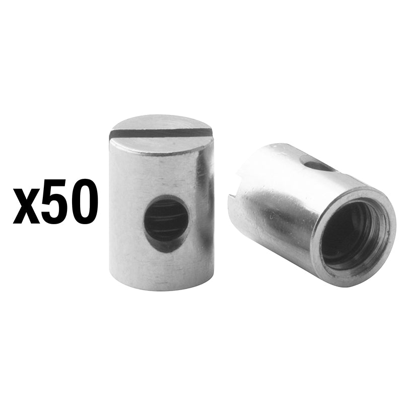 Serre Câble De Frein Diam 5 mm - L 7 mm Laiton (Vendu Par 50) -Elvedes-