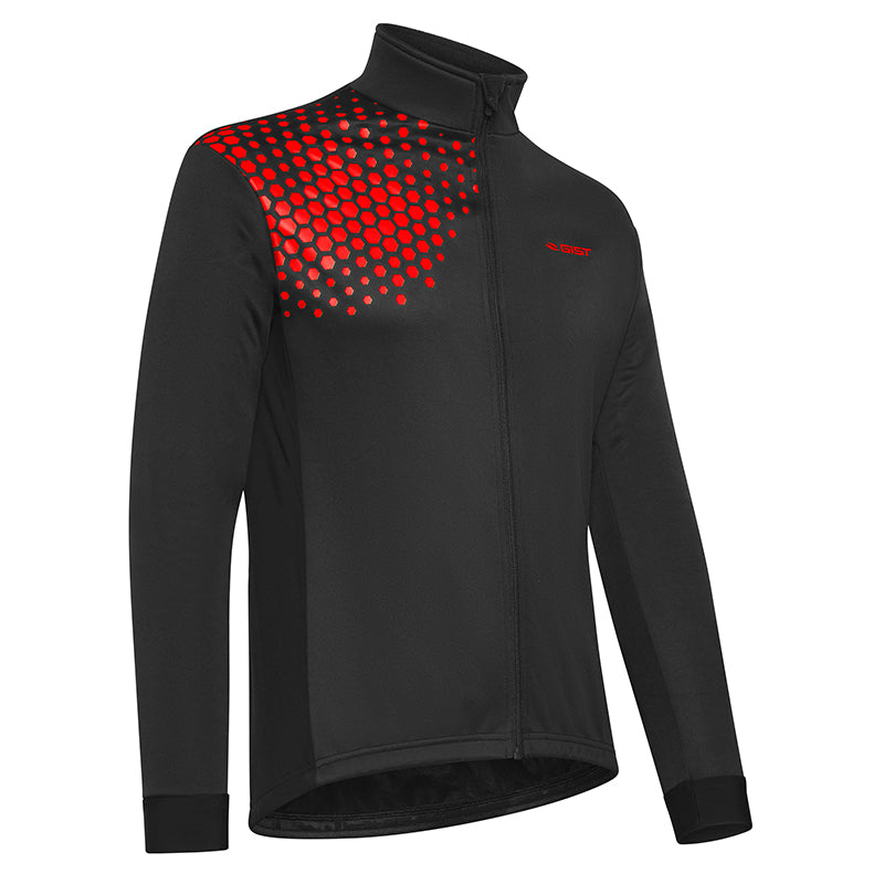 Veste Gist Artik Hiver Noir-Rouge Reflex L