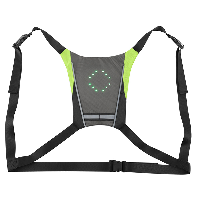 Veste-Gilet-Baudrier Sécurité Avec Signalisation Intégrée 48 Leds Avec Indicateur Direction Et Telecommande Cintre Sans 