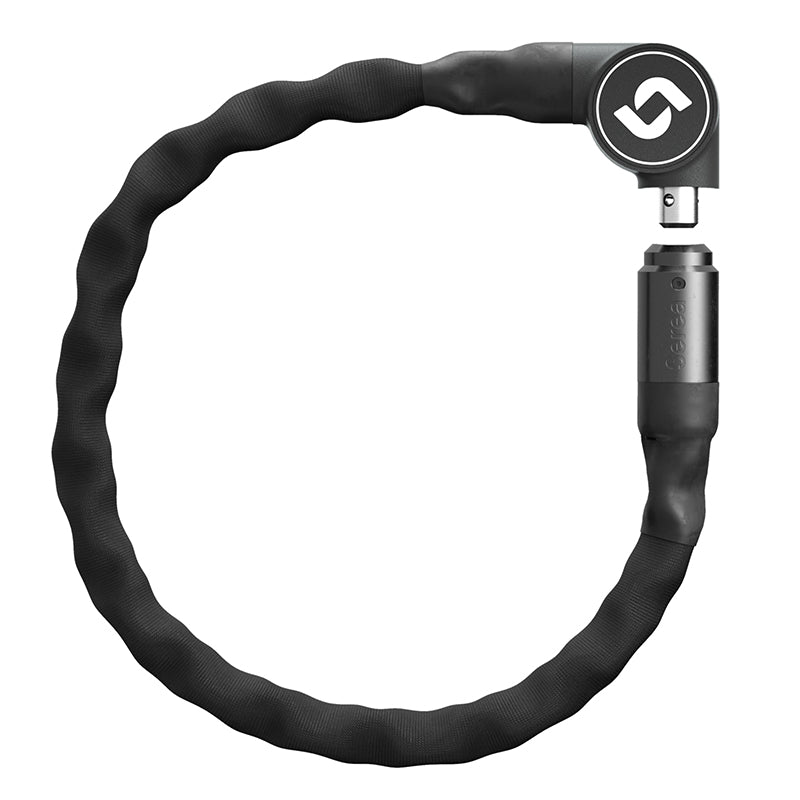 Antivol Vélo Chaîne Deverrouillage Par Smartphone Serea Bold Diam 8 mm Longueur 125 cm Noir (Technologie Nfc Fonctionne 