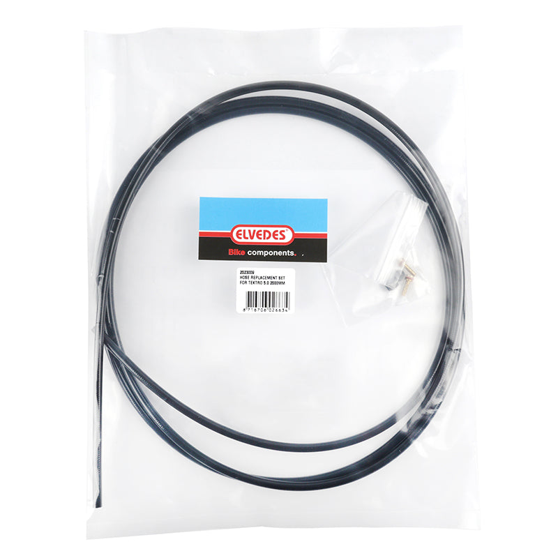 Kit Durite De Remplacement Elvedes Pour Frein Hydraulique Tektro - Trp Noir Diam 5 mm L 2000 mm