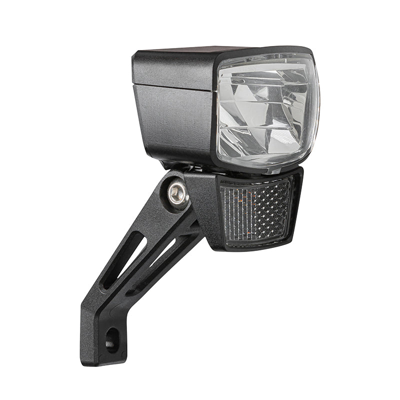 Éclairage Vélo VAE - E-Bike Avant Sur Fourche Axa Nxt 60 E-Bike 6-12V Homologué Noir Compatible Dynamo - Pour Voir A 70M