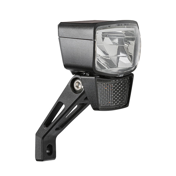 Éclairage Vélo VAE - E-Bike Avant Sur Fourche Axa Nxt 60 E-Bike 6-12V Homologué Noir Compatible Dynamo - Pour Voir A 70M