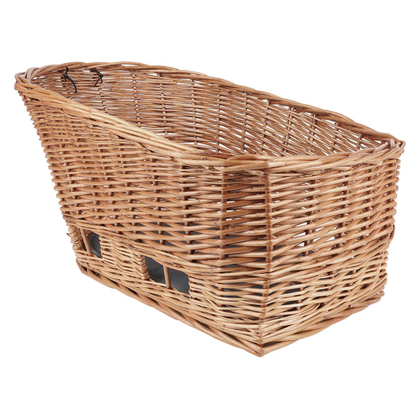 Panier Arrière Osier Basil Pour Chien 45 cm (Livre Avec Fixation Etau Porte Bagage) (45X37X21 cm) -Grille - Dome Referen