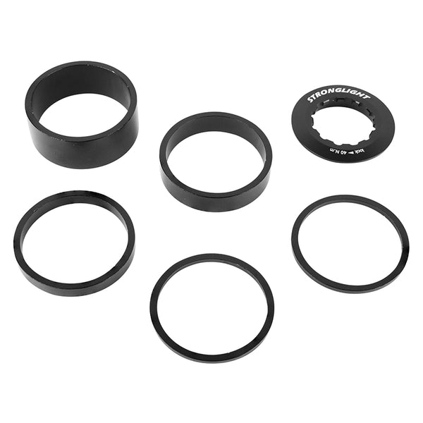 Kit Adaptation Single Speed Pour Pignon 5 mm Sur Corps Cassette Type Shimano (Avec Entretoises)