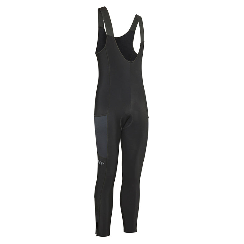 Cuissard - Collant Long Gist Bretelles Bib-Tighs Zero Pour Temperature 0Â° Noir Zip Aux Chevilles XL