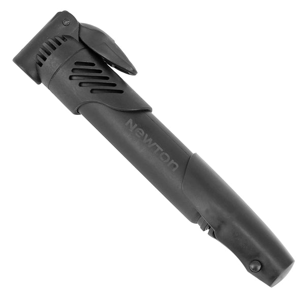Pompe Mini Route-VTT Newton Résine Noir Télescopique Vp-Vs Avec Manche En T Fixation Porte Bidon 93G