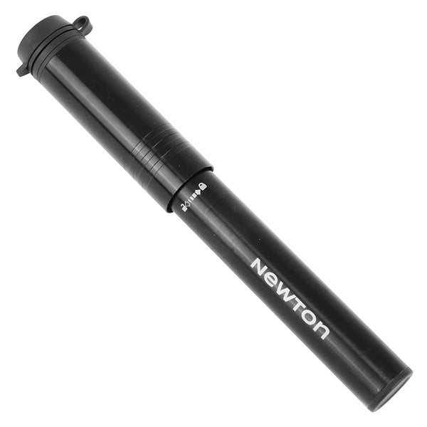 Pompe Mini Route Newton Alu Noir 8 Bars L185 mm Avec Racord Flexible Retractable Vp-Vs Fixation Porte Bidon 103G