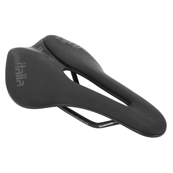 Selle Route-VTT Italia Novus Boost Superflow Noir 248X1455 Rail Manganese Poids 285Gr