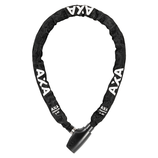 Antivol Vélo Chaîne A Clé Axa Absolute Diam 5 mm L0.90M Noir - Sécurité Niveau 7-15