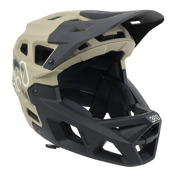 Casque Vélo Type Descente Integral Integra Sport 360 Vert Militaire Taille M (55-58 cm) (Vendu En Boite) - Homologué Ce 