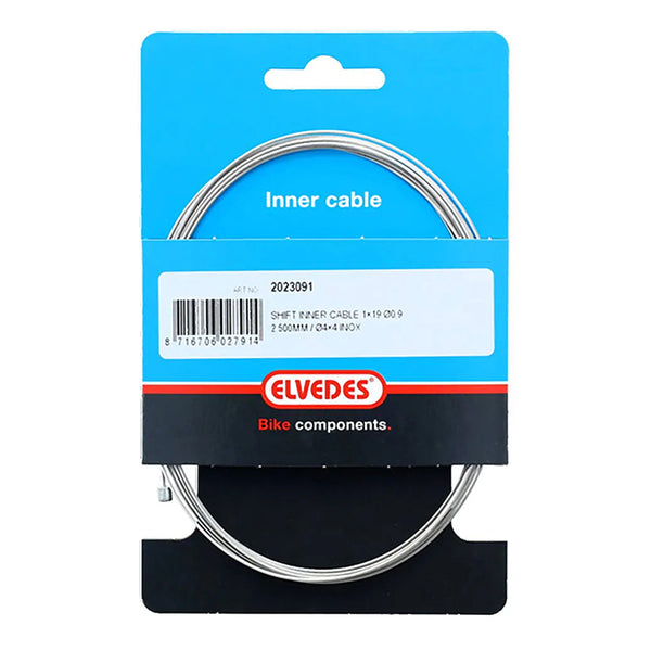 Câble De Blocage Fourche-Amortisseur Elvedes INOX D0.9 mm L2.50M (Vendu A L'Unite)