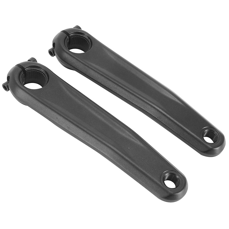 Manivelle Droite + Gauche VAE - E-Bike Prowheel Longueur 170 mm Alu Noir Sml Pour Moteur Shimano (Paire)