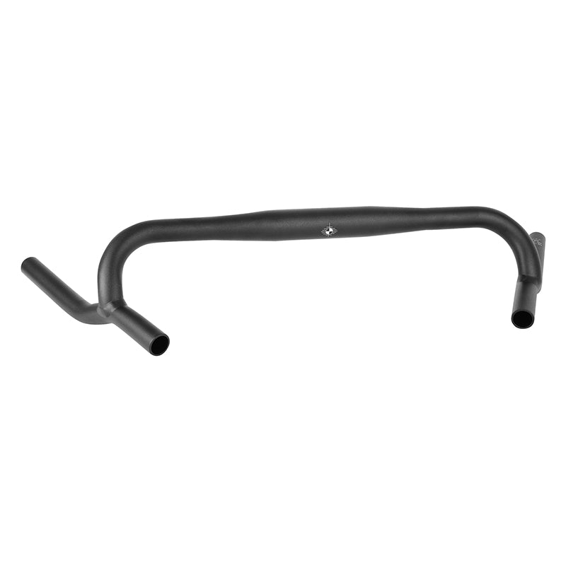 Cintre Gravel Newton Surly Alu Noir Diam 31,8 L 44 Extérieur Haut 115 mm, Flare 33Â°, Sweep 57Â° (Sur Carte)