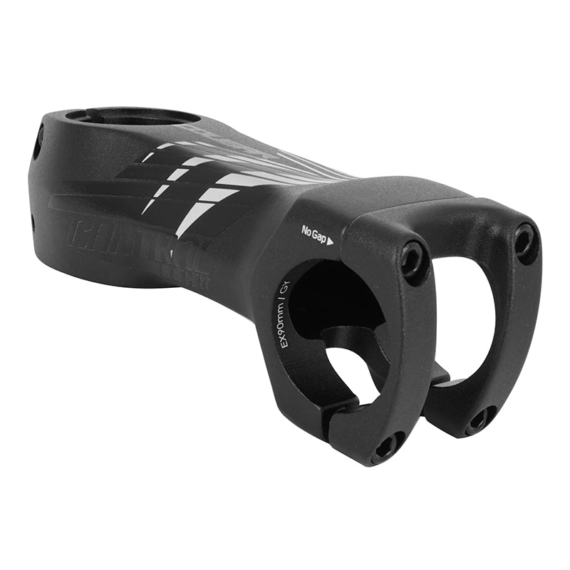 Potence Route - Gravel Controltech Cougar Alu Noir Angle -8Â° 31,8 L90 mm Pour Fourche 1"1-8 -Passage Câble Interne- Inc