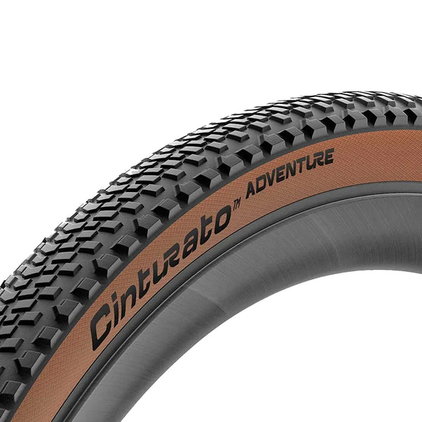 Pneu Gravel 700 X 50 Pirelli Cinturato Gravel Adventure Classic Tanwall Noir Flanc Marron Tubeless Ready Ts (50-622)