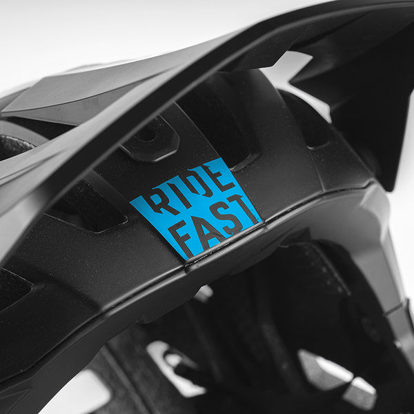 Autocollant-Sticker Adhesif Gist Pour Casque Vélo Slope Bleu (Kit Complet)